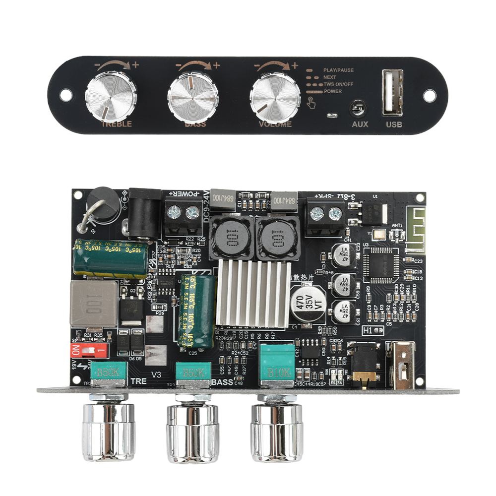 Diy Audio Electronics Kit - ZK-1001U TPA3116D2 Mono 100W Bluetooth 5.3
