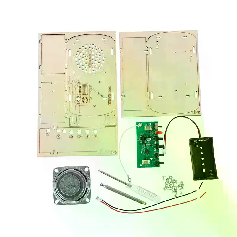 Diy Electronics Projects For Kids - /Cna/DIY Wooden FM Radio Kit Vintage