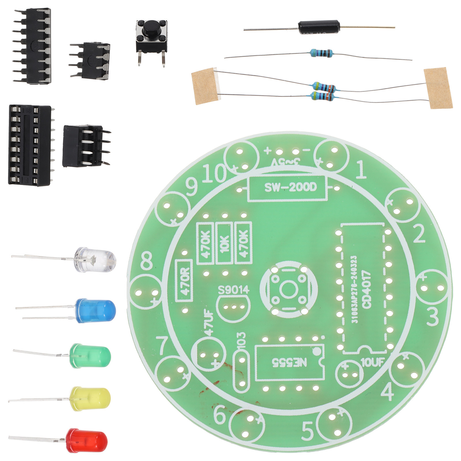 Diy Electronics Projects For Kids - Electronics Soldering Kit DIY Practice Board