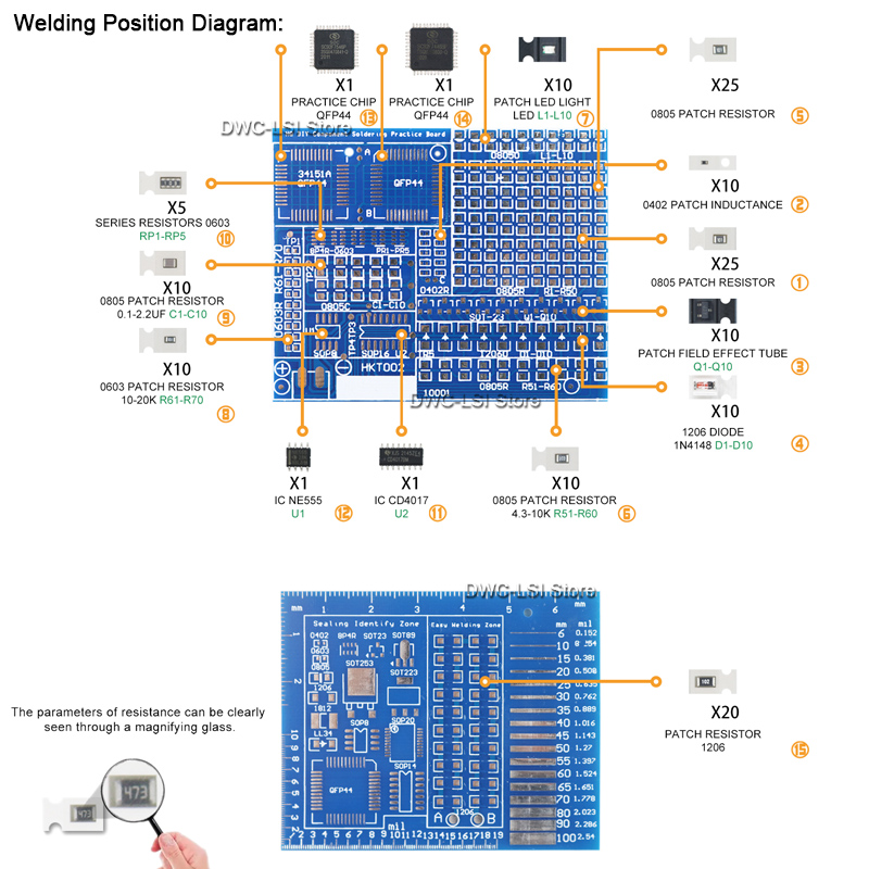 SMD Advanced Full Patch Weldin - đánh giá và giá Pcb Etching Kit