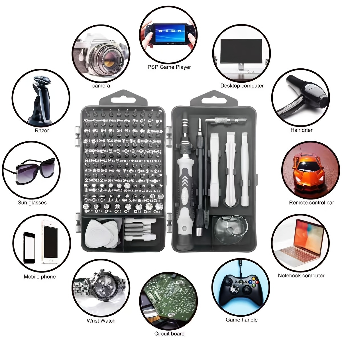 115in1 Screwdriver Bit Set, Hi - đánh giá và giá Diy Electronics Repair Kit