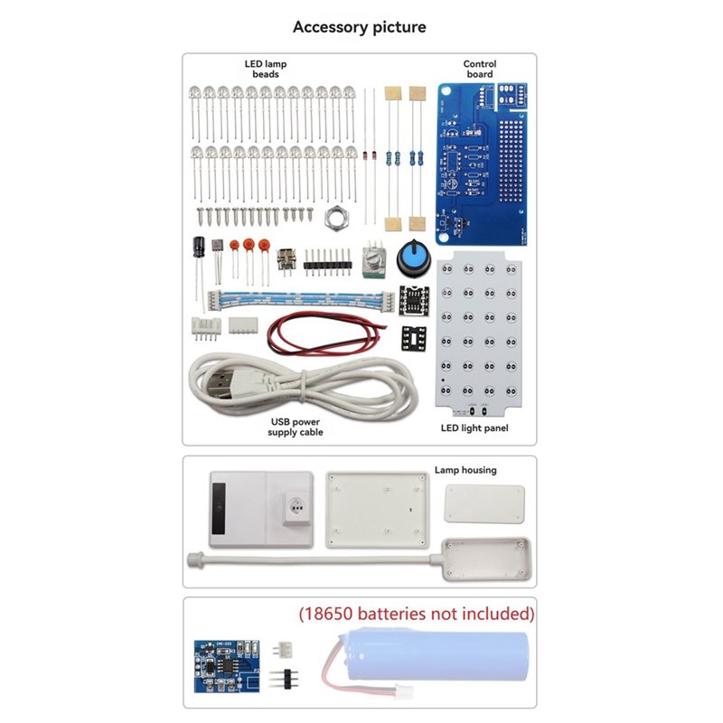 AYHF NE555 PWM Circuit LED Dim - đánh giá và giá Diy Electronics Table
