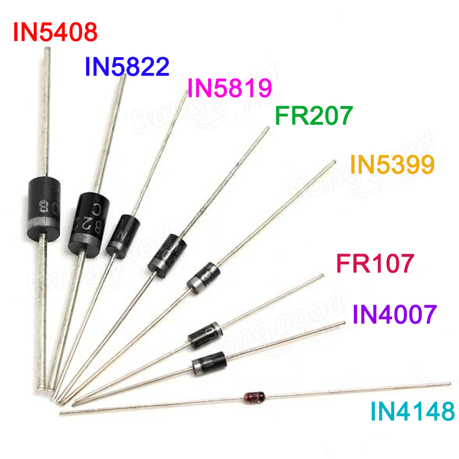 100 Cái/lốc CHỈNH LƯU Diode Bộ - đánh giá và giá Diy Motorcycle Electronics