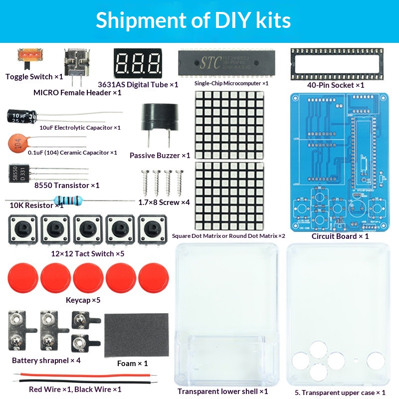 Pixel Game Machine Production  - đánh giá và giá Diy Electronics Parts