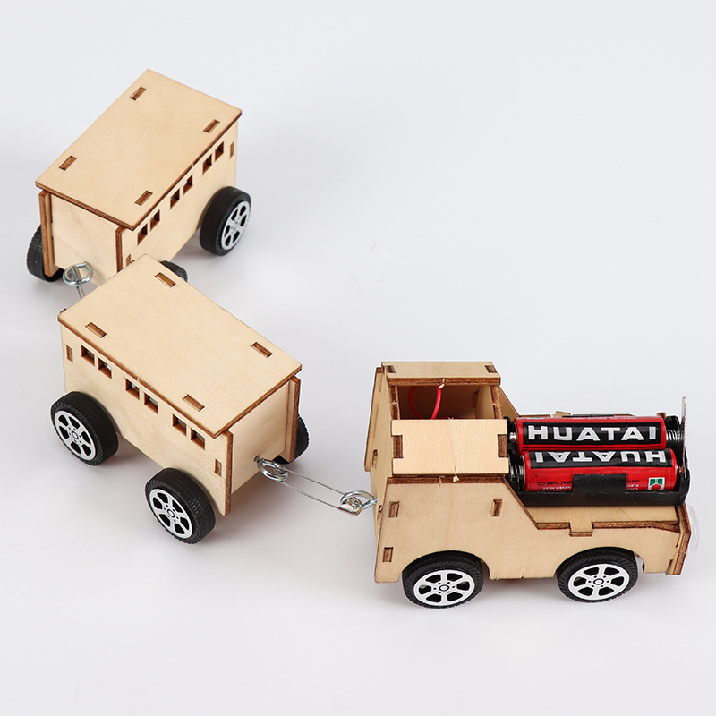 DIY Kit Toys Wooden Train Elec - đánh giá và giá Diy Electronics Projects For Kids