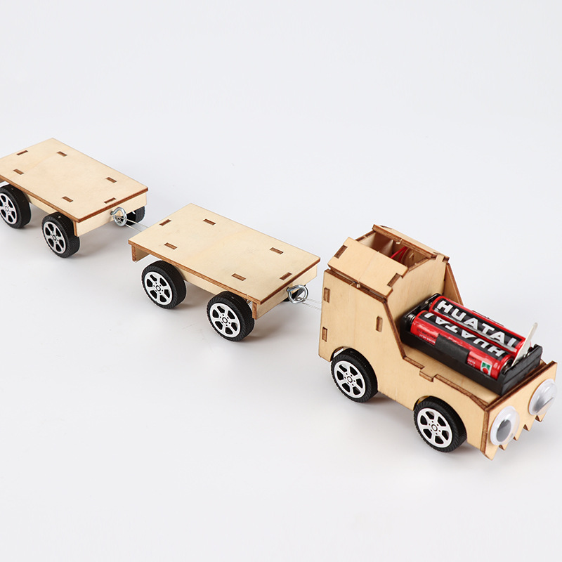 DIY Kit Toys Wooden Train Elec - đánh giá và giá Diy Electronics Projects For Kids