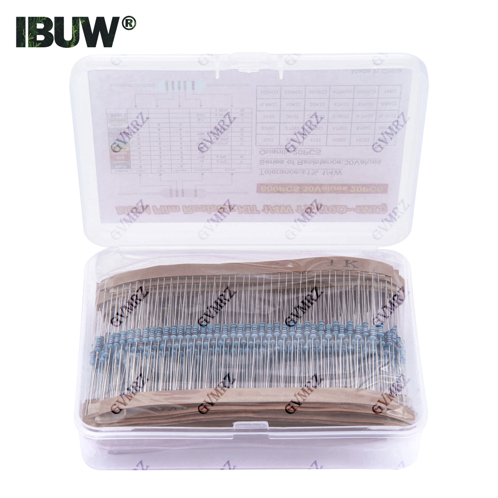600PCS 30Values 1/4W Metal Fil - đánh giá và giá Diy Electronics Repair Kit