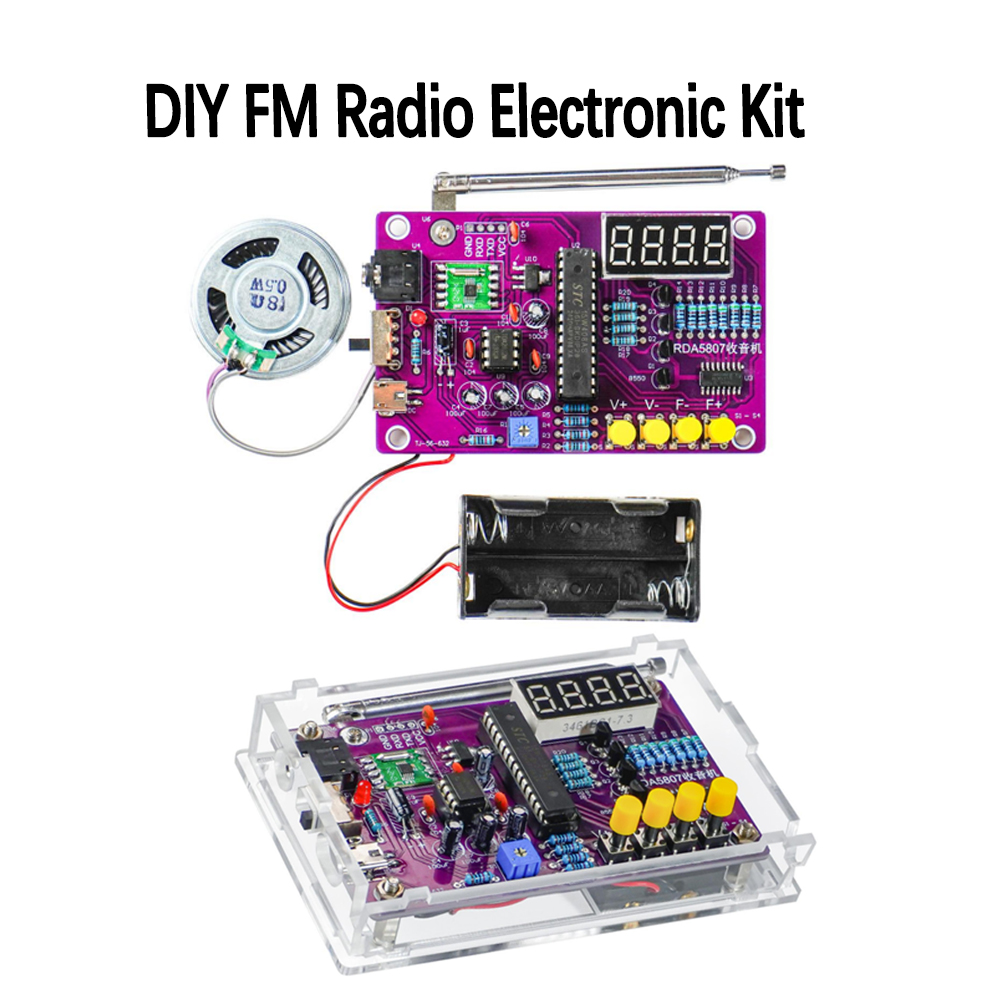DIY FM Radio Electronic Kit 87 - đánh giá và giá Diy Electronics Soldering Kit