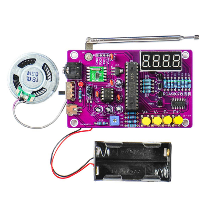 DIY FM Radio Electronic Kit 87 - đánh giá và giá Diy Electronics Soldering Kit