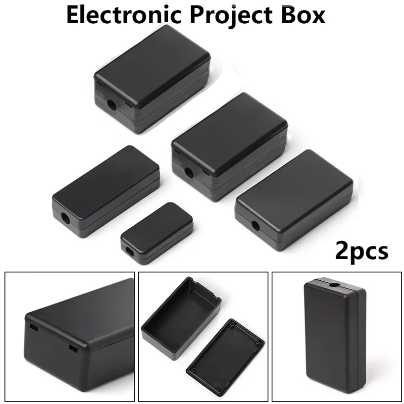 2PCS Plastic Waterproof Black  - đánh giá và giá Diy Electronics Organizer