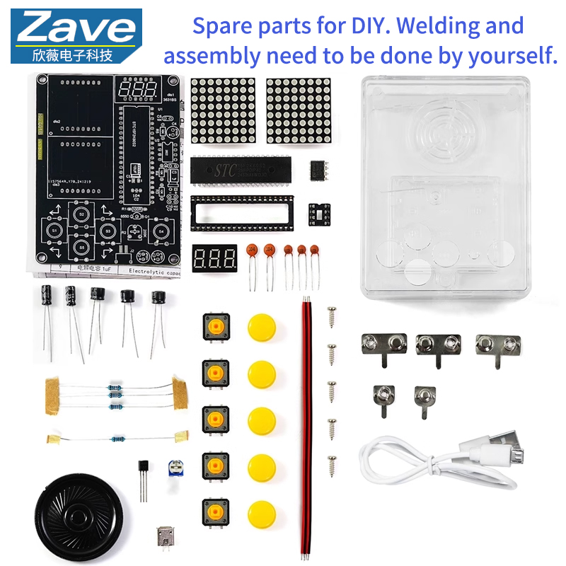 Pixel Game Console Making Kit: - đánh giá và giá Diy Electronics Game