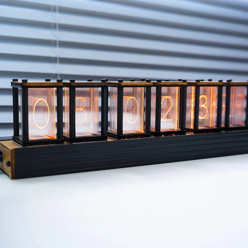 Luxury Nixie Glow Tube Clock W - đánh giá và giá Diy Electronics Table