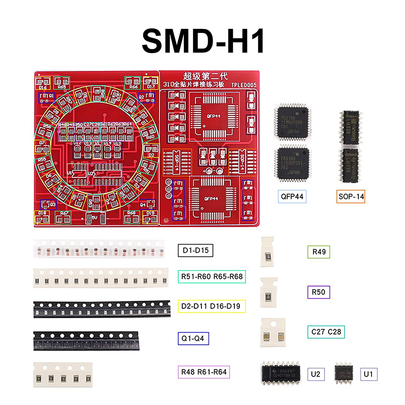 Soldering Practice Two-Piece S - đánh giá và giá Pcb Etching Kit