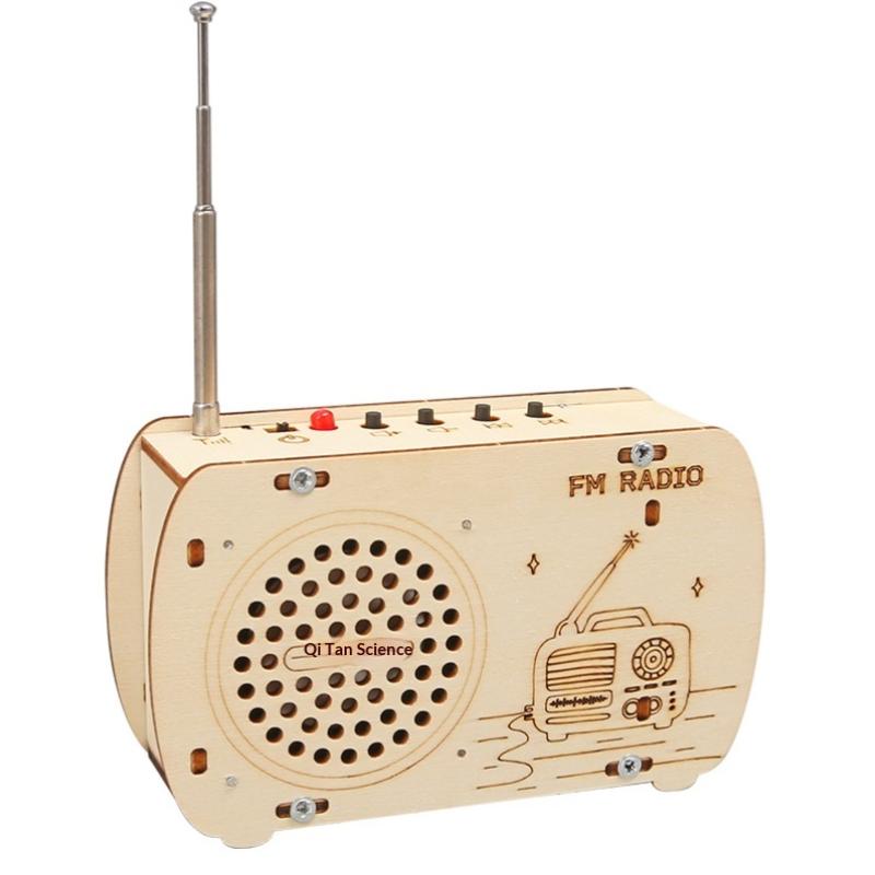 TH DIY Wooden FM Radio Kit Vin - đánh giá và giá Diy Electronics Projects For Kids