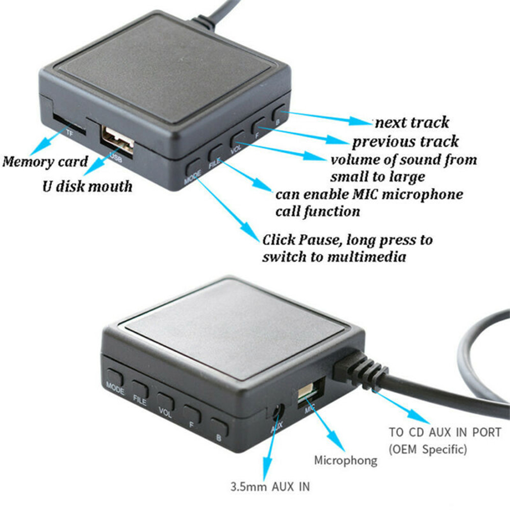 Car BT 5.0 AUX USB Music Adapt - đánh giá và giá Diy Audio Electronics Kit