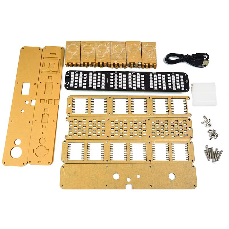 Glow Tube Clock Kit DIY Electr - đánh giá và giá Diy Electronics Table