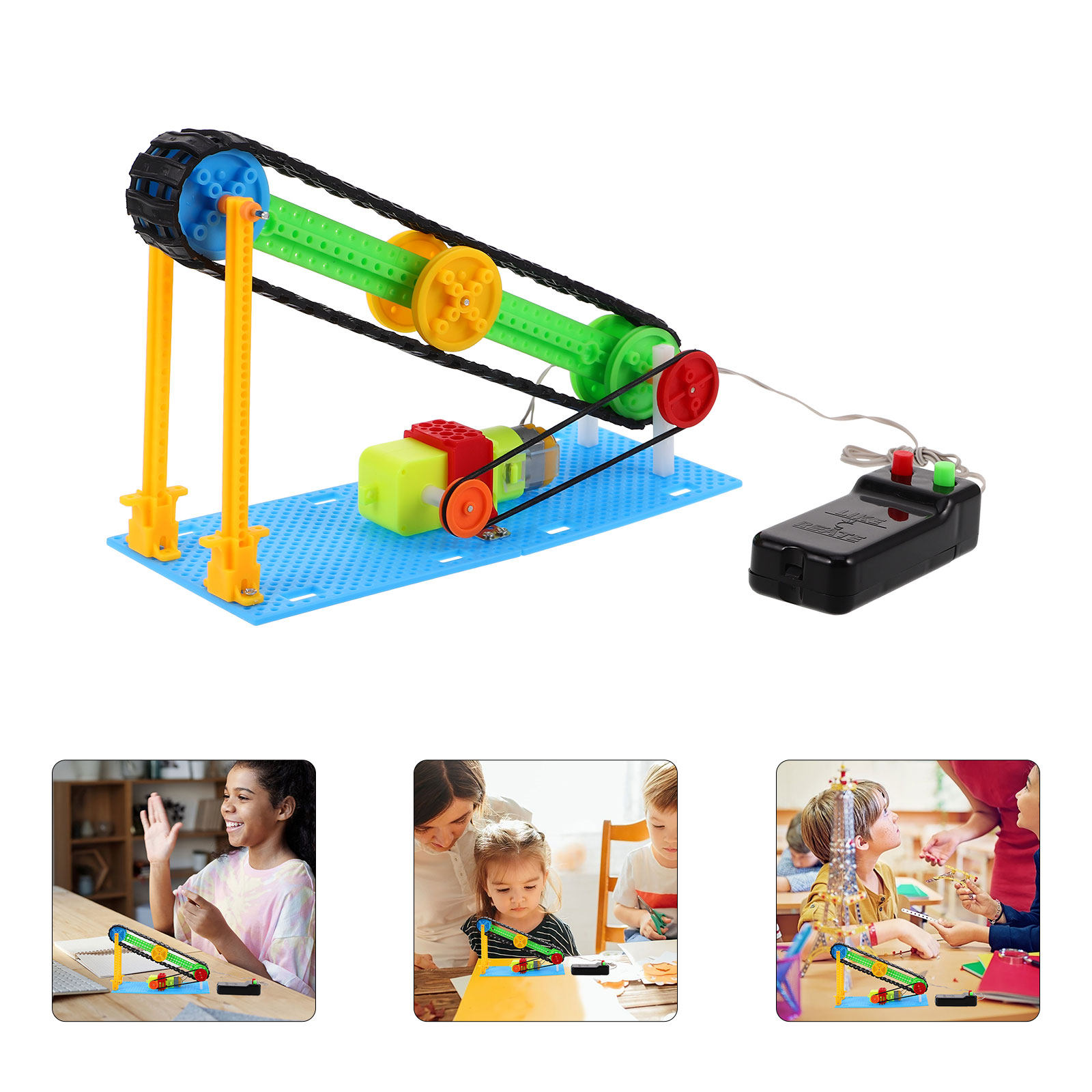 Electric Conveyor Belt Stem Ki - đánh giá và giá Diy Electronics Projects For Kids