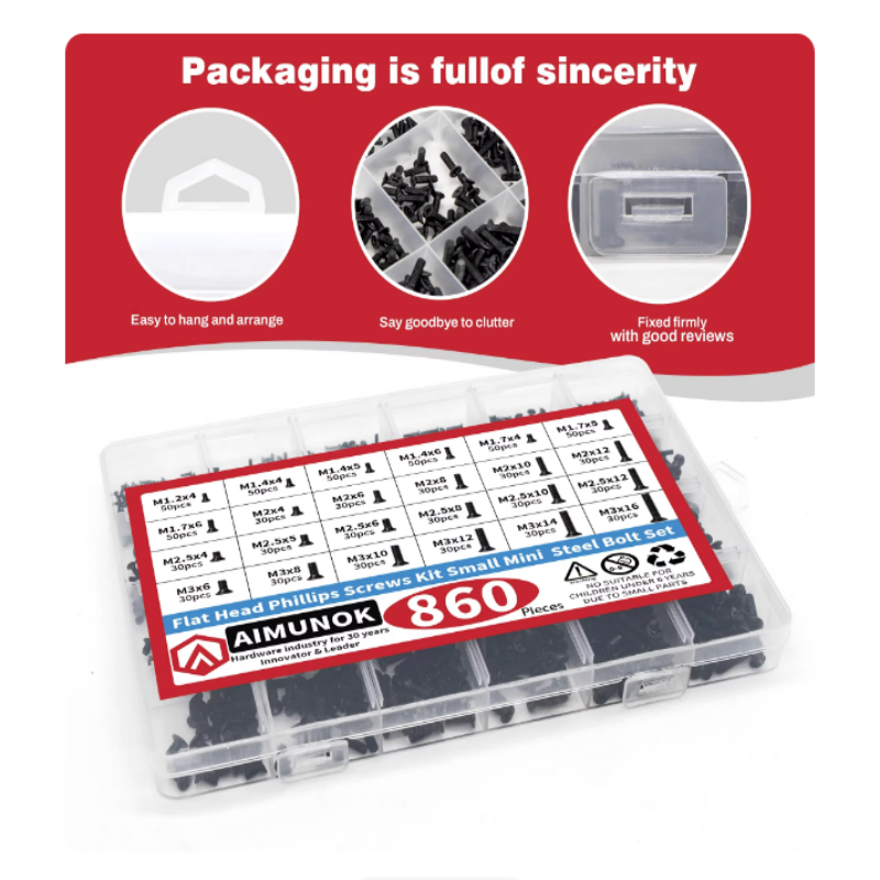 860PCS Small Screws Assortment - đánh giá và giá Diy Electronics Repair Kit