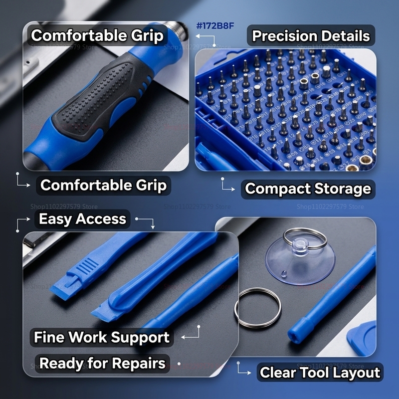 115 in 1 Precision Screwdriver - đánh giá và giá Diy Motorcycle Electronics