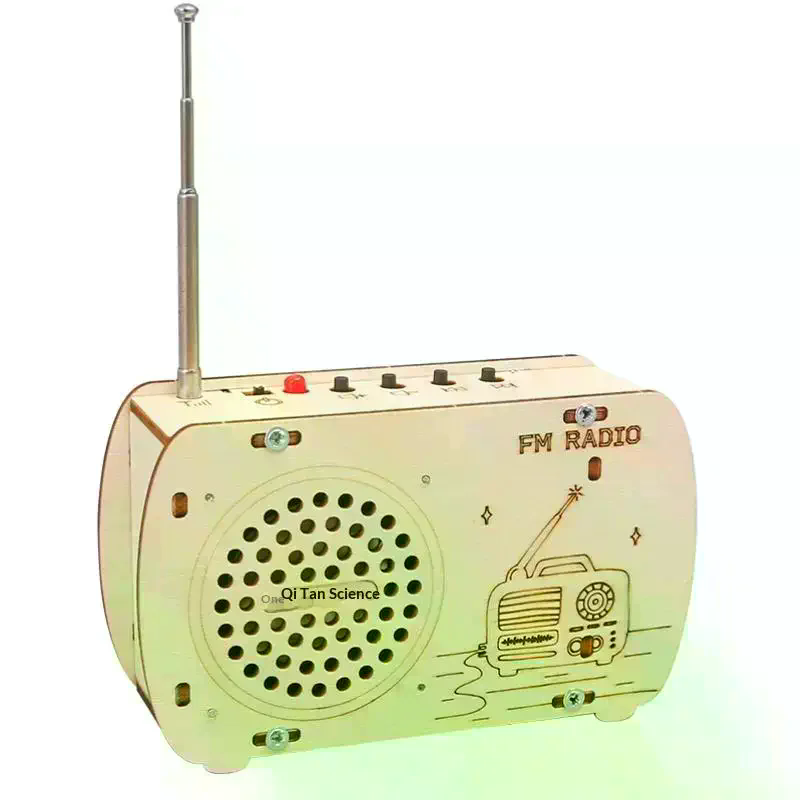 /Cna/DIY Wooden FM Radio Kit V - đánh giá và giá Diy Electronics Projects For Kids