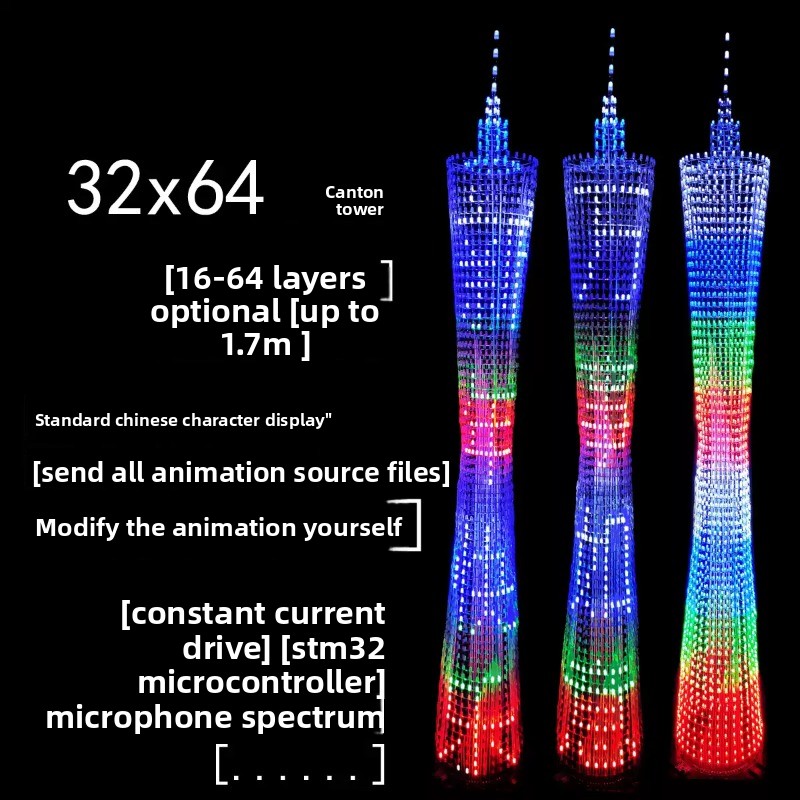 64 Layers Canton Tower DIY Ele - đánh giá và giá Diy Electronics Repair Kit