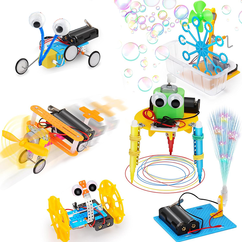 6in1 DIY Science Toys Building - đánh giá và giá Diy Electronics Projects For Kids