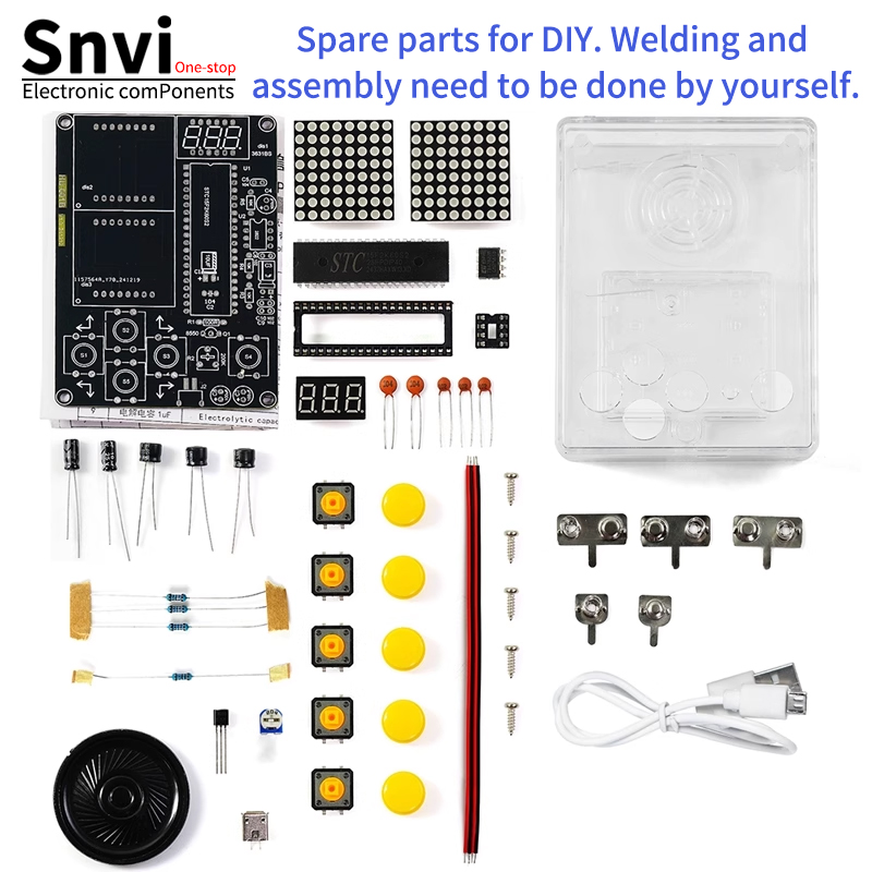 Snvi DIY Pixel Game Console Ki - đánh giá và giá Diy Electronics Repair Kit