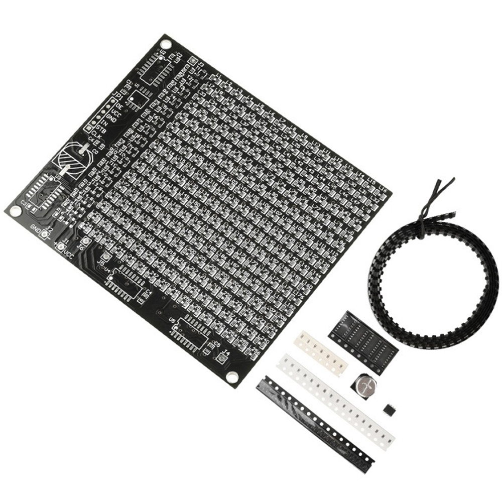 64/256 LED SMD Dot Matrix Adve - đánh giá và giá Diy Electronics Soldering Kit